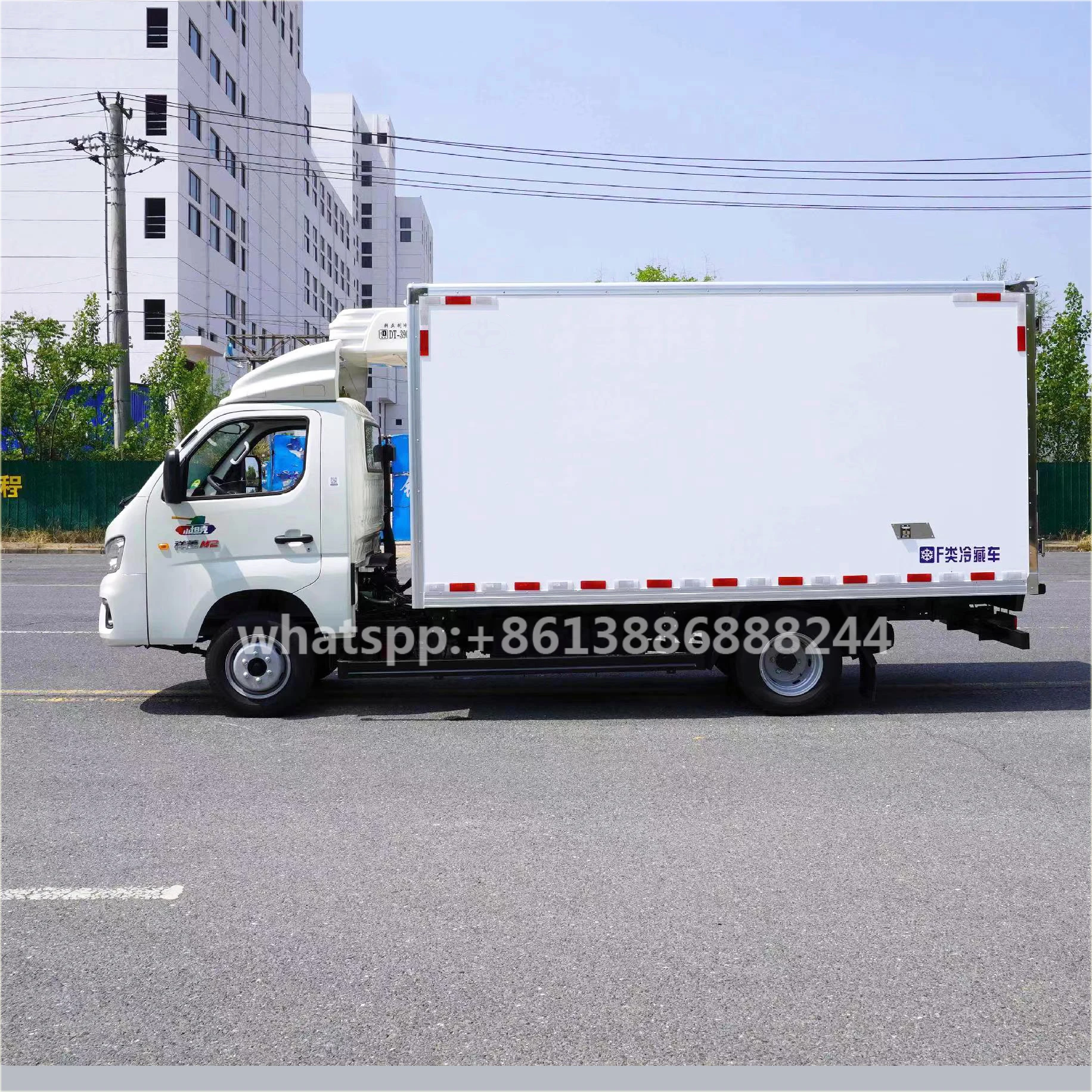 Factory Low Price FOTON  M2  Mini  Van Refrigerator Truck   Cold Storage Car     Reefer Truck