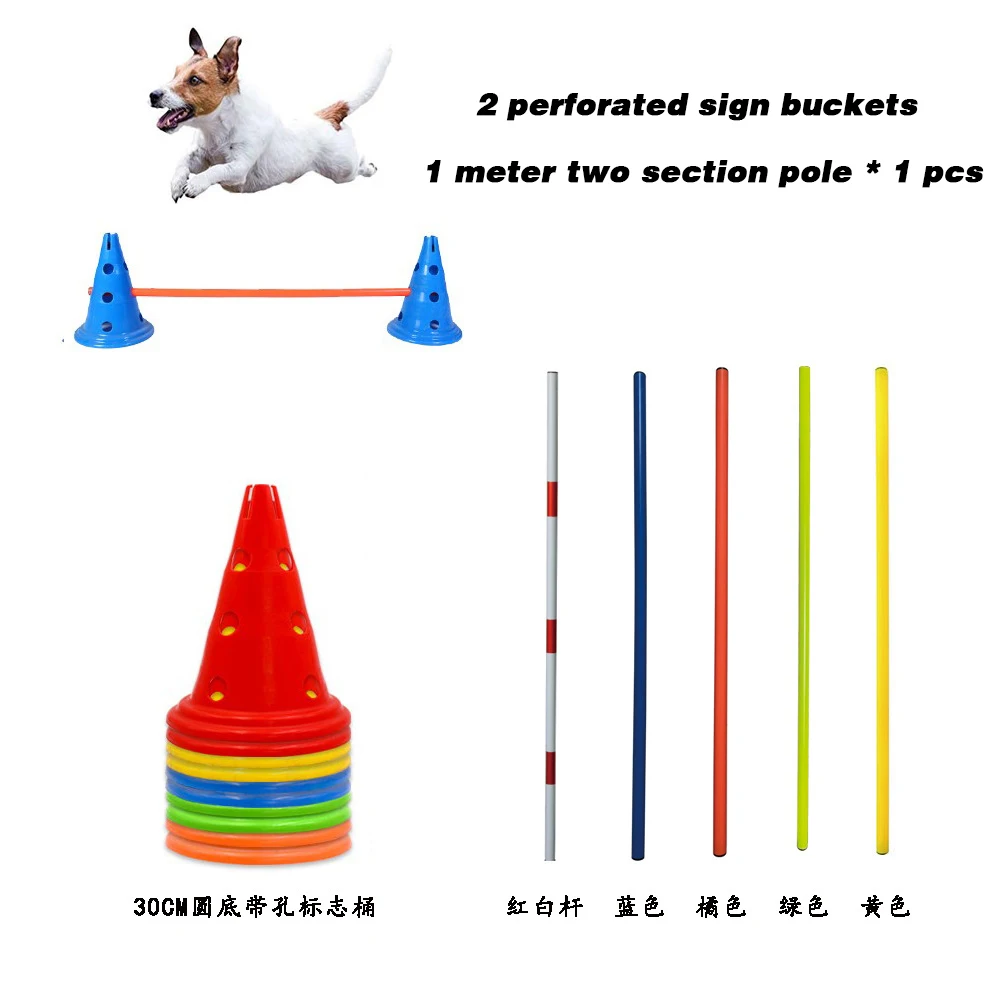 Dog Agility Training Equipment Outdoor Portable Dog Obstacle Training