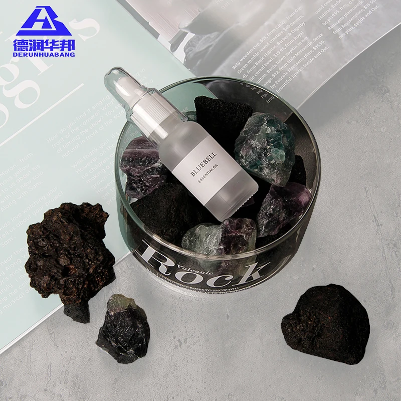 Basalt Volcanic Stone Powder for Garden Landscaping Water Filtration Floral Paving Aromatherapy Boxes Tile Form