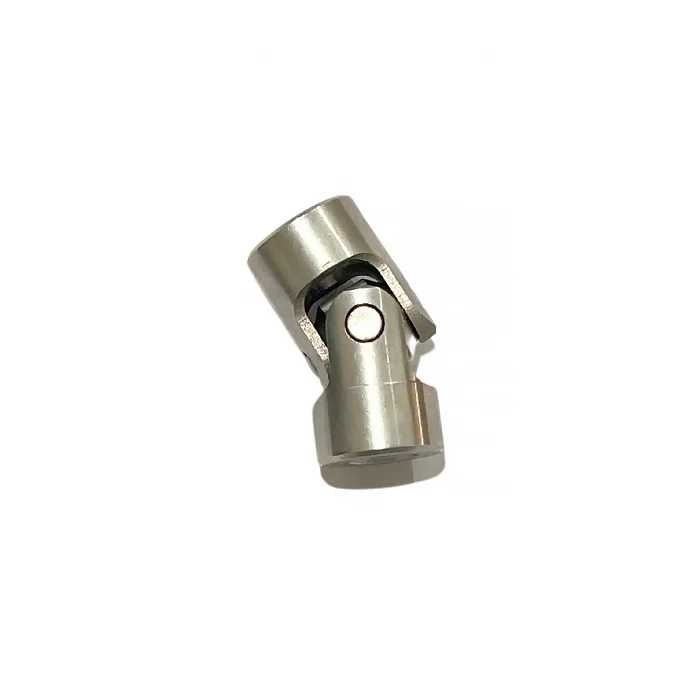 Small Stainless Steel Universal Cardan Joint Pin Block Bearing Single Universal Joint for 8mm Shaft for Food CNC Machining