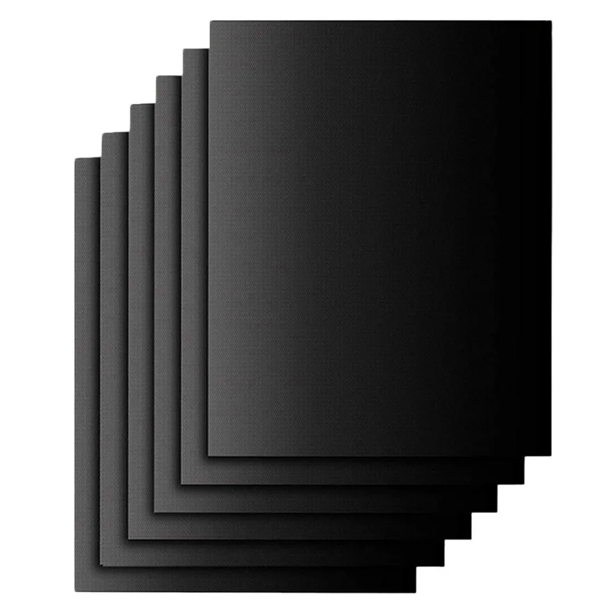 Outdoor BBQ Mat Non-Stick Reusable Waterproof Fireproof Portable for Charcoal Grilling Electric Grills Camping Outdoor Kitchen