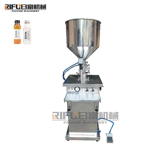 Easy to Operate 1-80ml Liquid Pneumatic Syringe Filling Machine Price