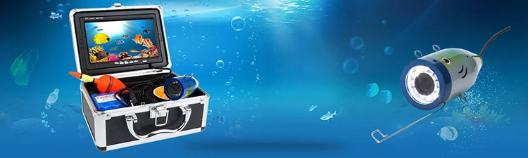 水下防水摄像机7英寸视觉钓鱼探测器监视器15m钓鱼探测器1000TVL钓鱼摄像机