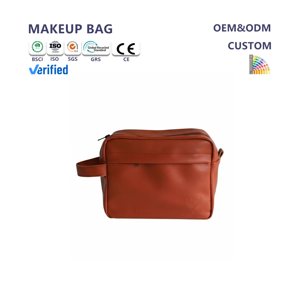 Make up Bag Bags Fashion Toiletry PU Material Pouch for Women Cosmetic Popular OEM ODM Factory Price Custom logo Low MOQ Bag