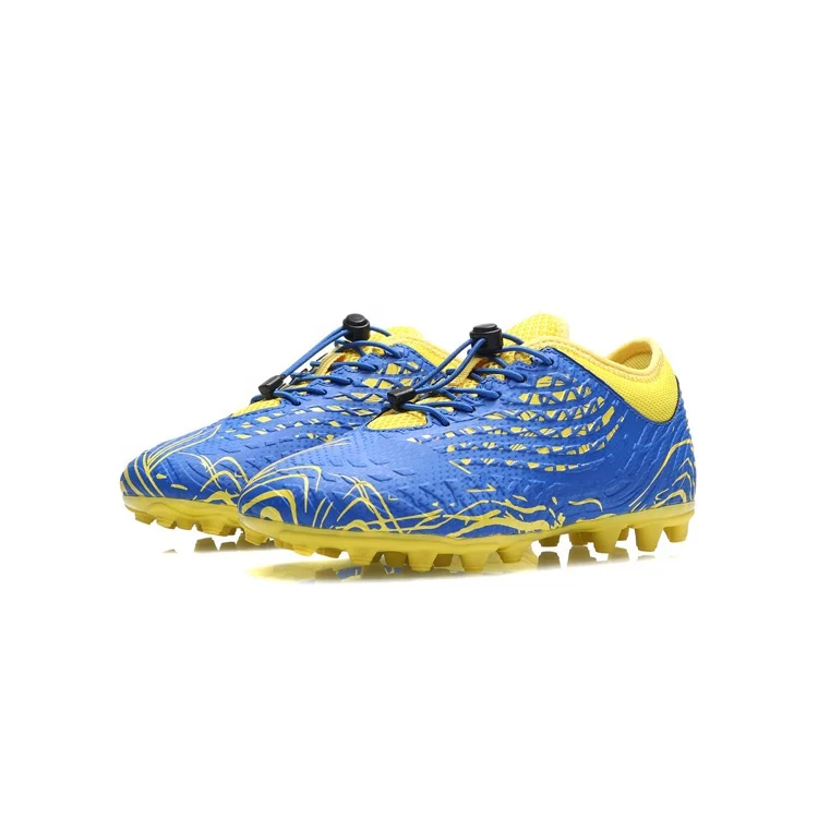 China Hot Sales OEM Microfiber Leather Waterproof Professional Boys Outdoor Football Shoes Athletic Shoes Soccer Shoes For Boys