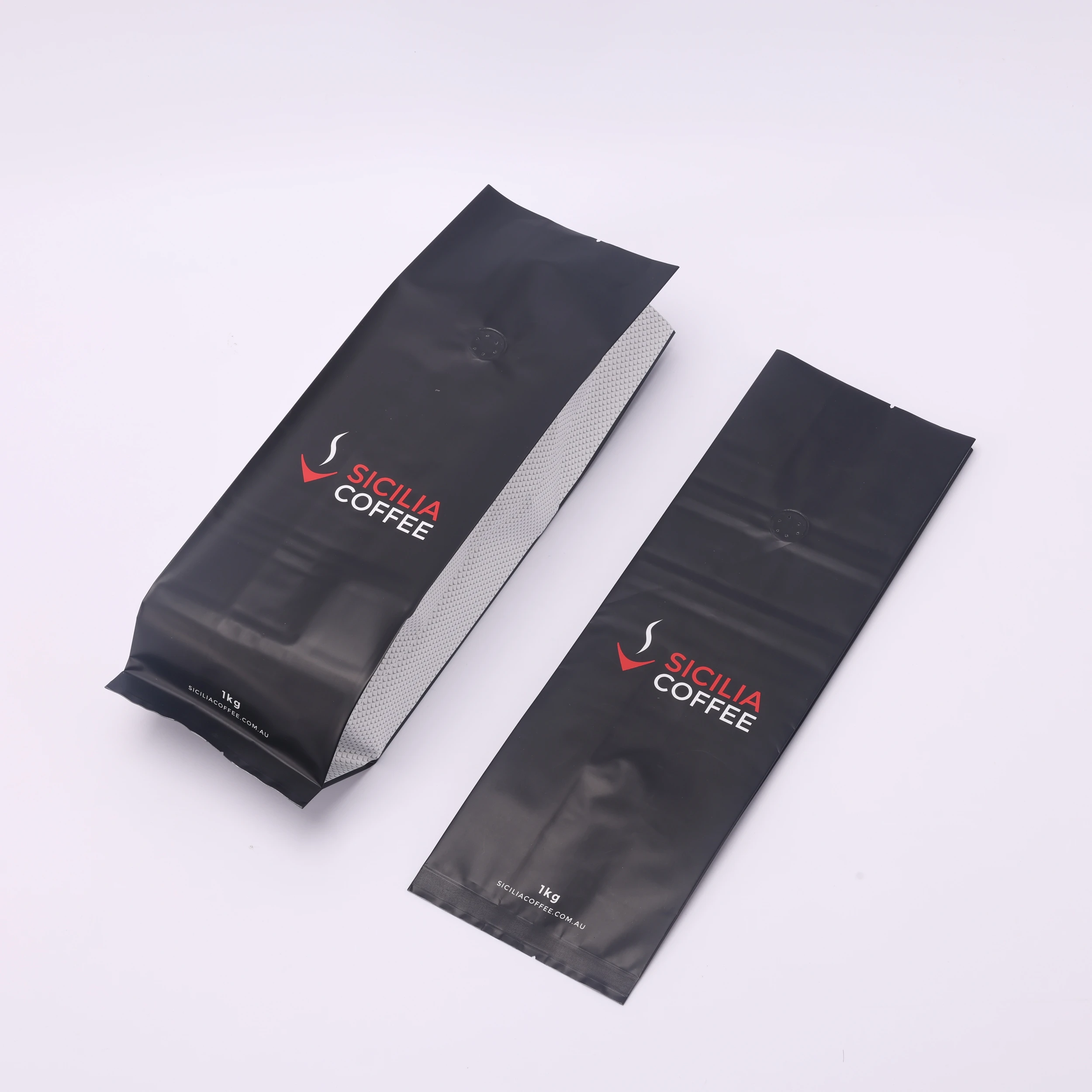 Packaging side gusset pouches recyclable custom print bean coffee bags