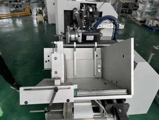 T-100 Automatic Tin Tie Food Plastic Paper Bag Pasting Machine