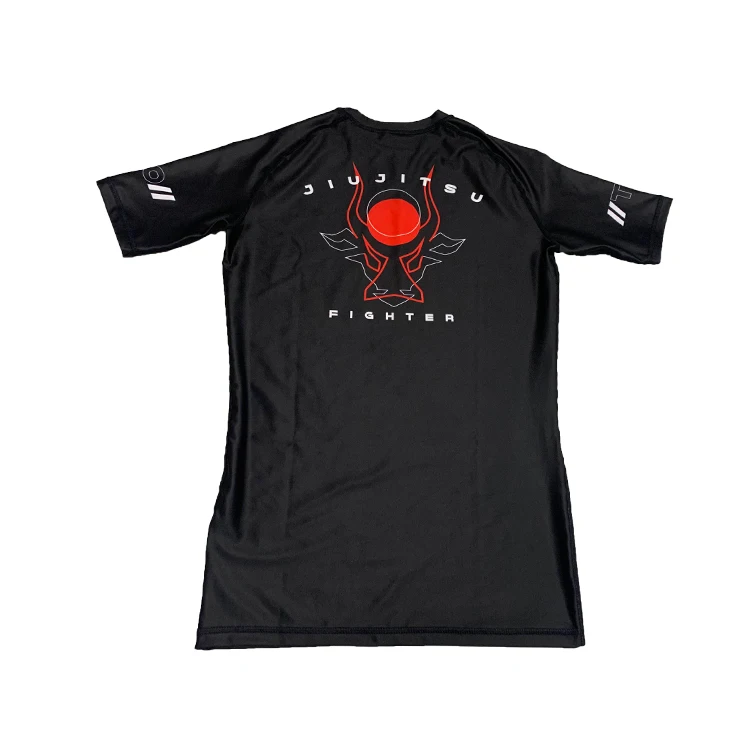 Custom Printed Rash Guard Sublimation Printed Rashguard Mma Rushguard Bjj OEM Mma Rashguard