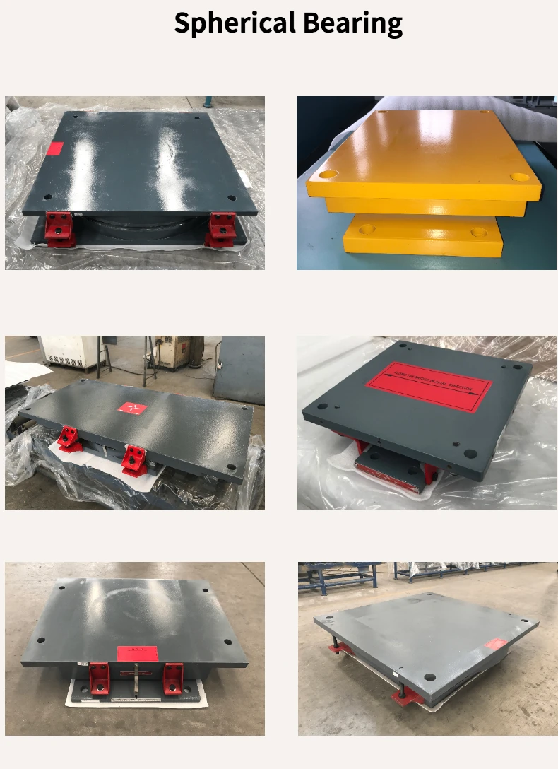 Seismic Isolation Spherical Hinged Steel Bearings For Buildings With