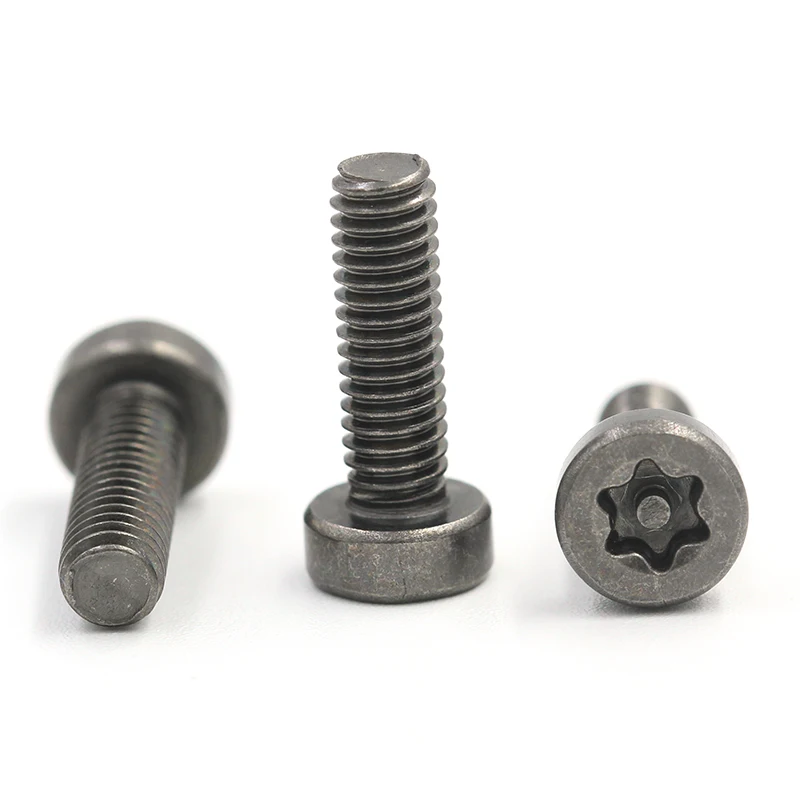 Bu lông Torx M2.63 Tạo ren An toàn Chống trộm chống tháo dỡ Loại Tox Đầu flute Pan Head Đầu phẳng có chốt