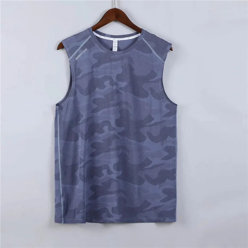 wholesale  gym sports fitness tops customized your logo men men's tank top men sportswear tops vest athletic wear