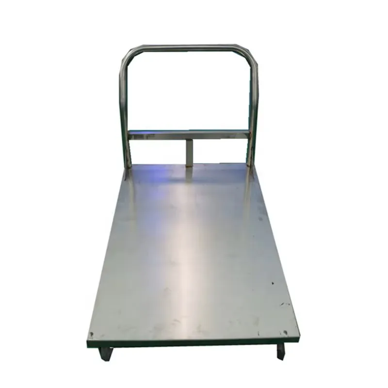 Custom Steel Demolition Warehouse Truck Heavy Duty Platform Trolley