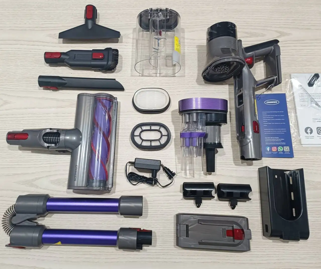 Onsen S702 Bldc530w Similar Dyson Smart Auto Cordless Stick Vacuum Carpet Vacuum Cleaner 37kpa