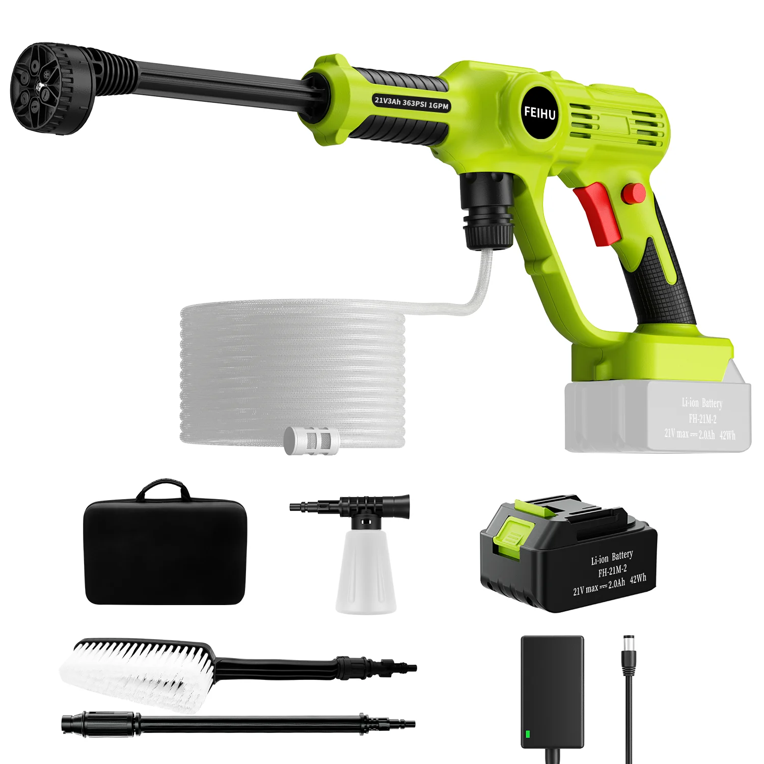 High Pressure Car Wash Cordless High Pressure Water Gun Car Wash Machine Automatic and Equipment