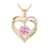 Rose gold pink diamond