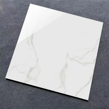 中国厨房耐酸陶瓷 60x60 厘米白色设计陶瓷地砖看起来像大理石