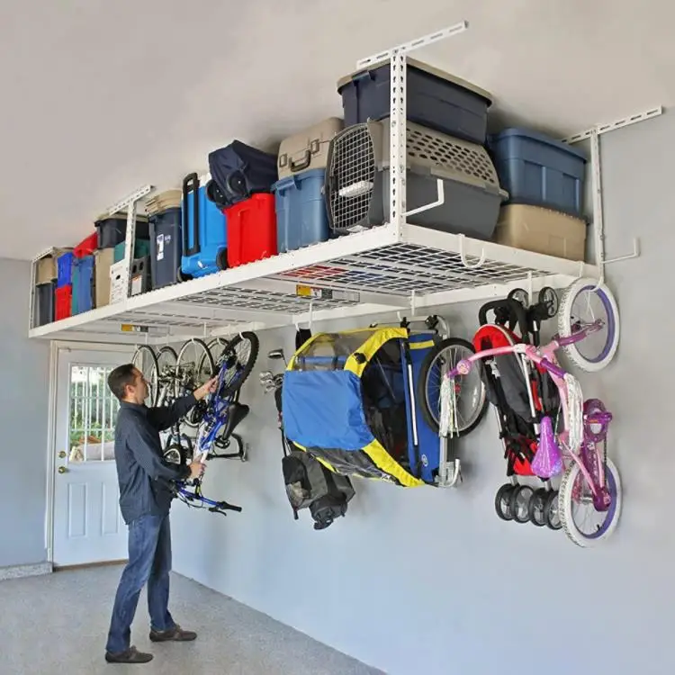 4x8 Heavy Duty Adjustable Garage Organization Overhead Drop Ceiling