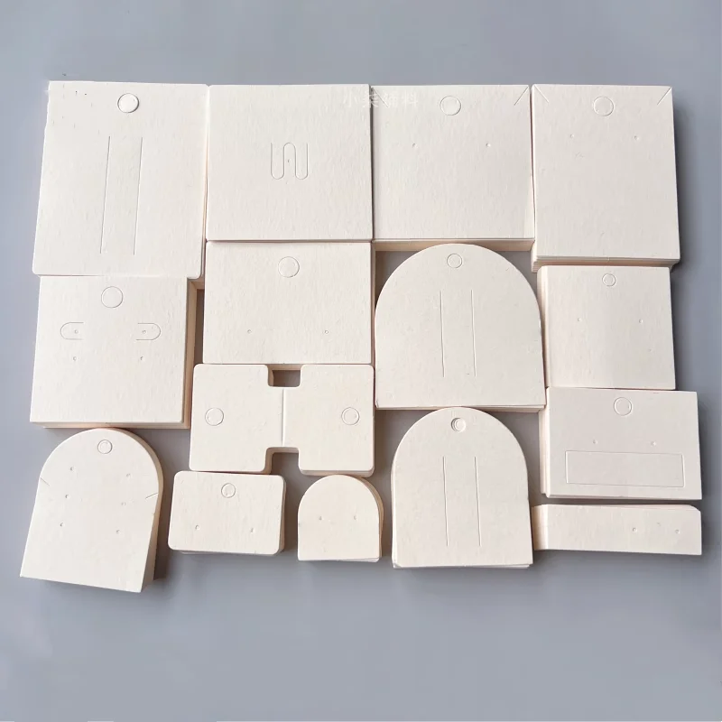 High End Jewelry Cardboard Customized Jewelry Packaging Earring Card Hair Clip Necklace Card