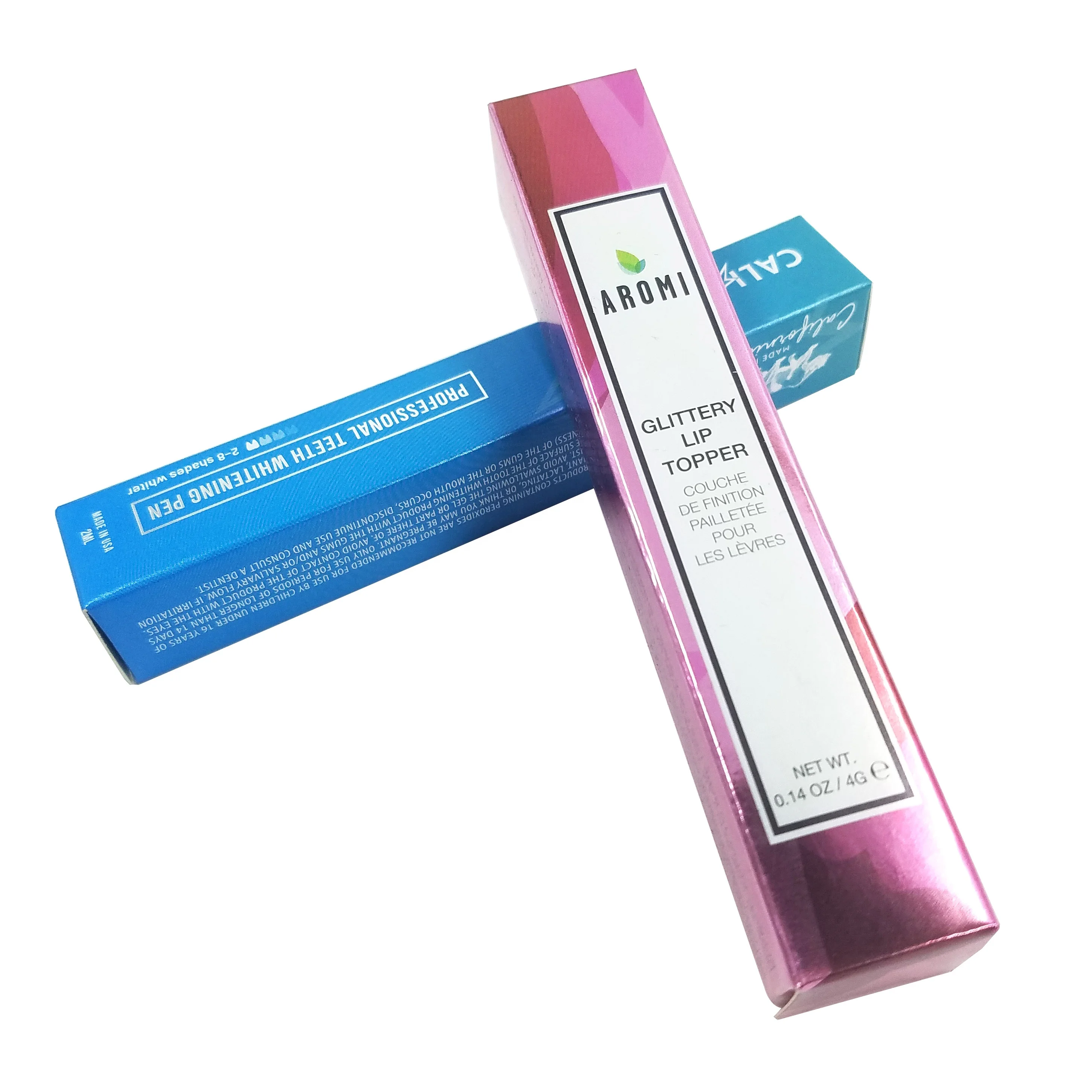Hot Sale Custom Size Design Printing Glossy Lip Gloss Lip Balm Lipstick Packaging Paper Box