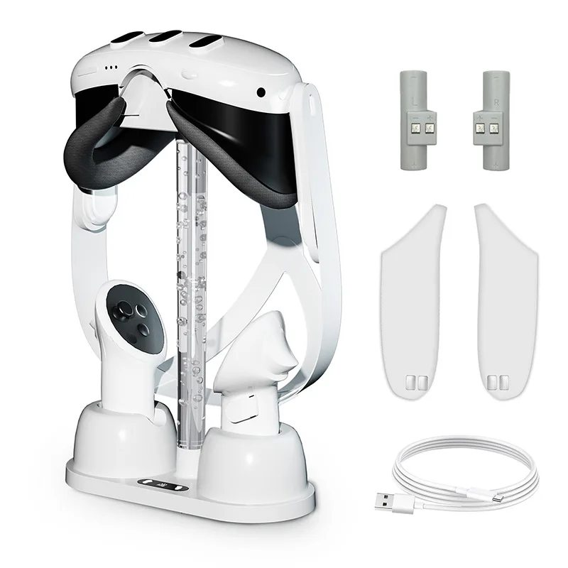 HBV-463 Meta Quest3用充電スタンドOculus Quest3用電源RGB