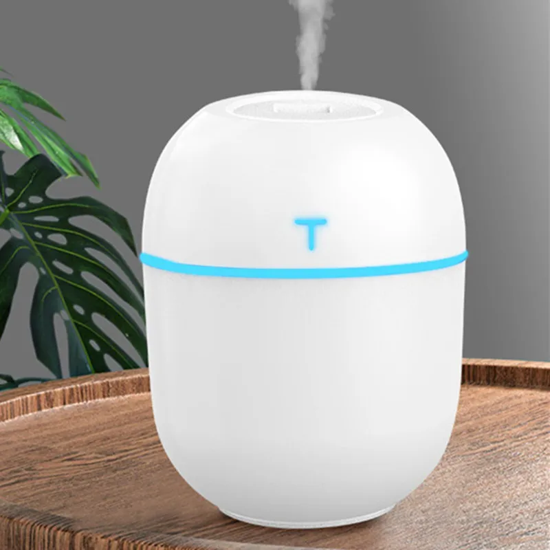 OEM 200ML Ultrasonic Mini Air Humidifier Aroma Essential Oil Diffuser for Home Car USB Fogger Mist Maker with LED Night Lamp