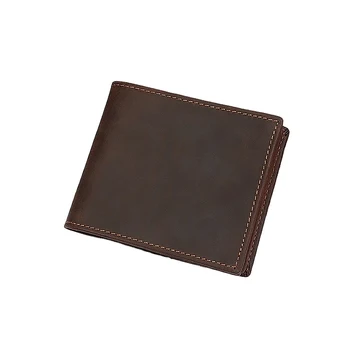 ZEP PRO Cotton Logo Crazy Horse Leather Bifold WALLET Tin Gift Box | UK