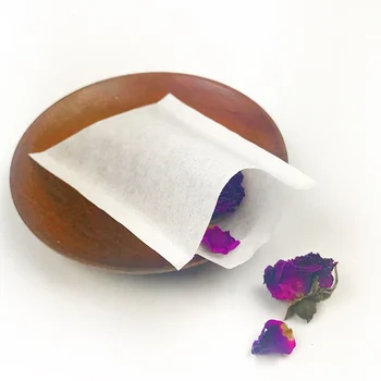 Wholesale 50 X 60mm Disposable Food Grade Heat Seal Filter Paper Tea Bags (100pcs / bag)