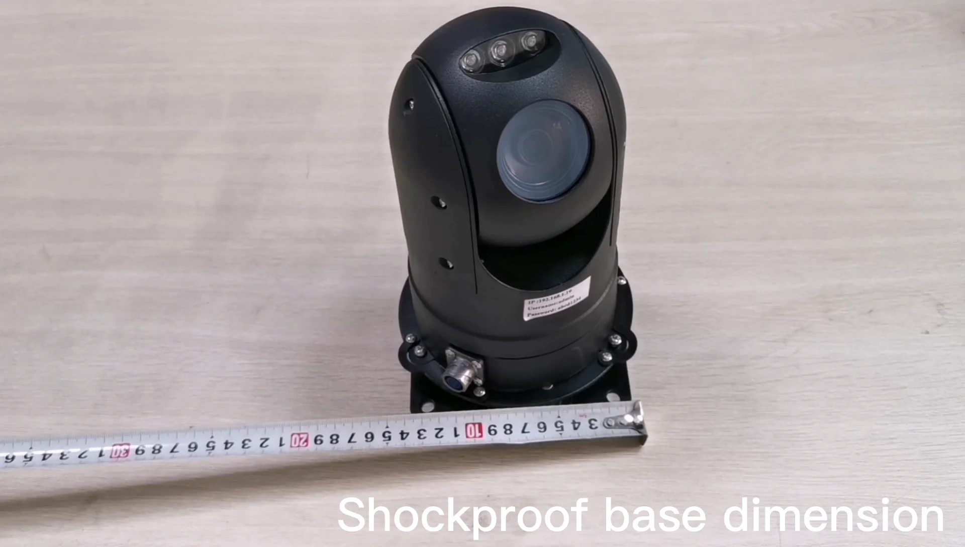 4k 8mp Vehicle Camera Cctv Ip Ptz Pan Tilt Zoom Camera Car Mounted