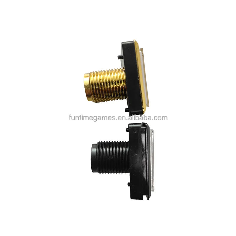 DIY Arcade Machine Coin Slot Accessory 50x30mm Plastic Square Push Button for Crane Type Machines
