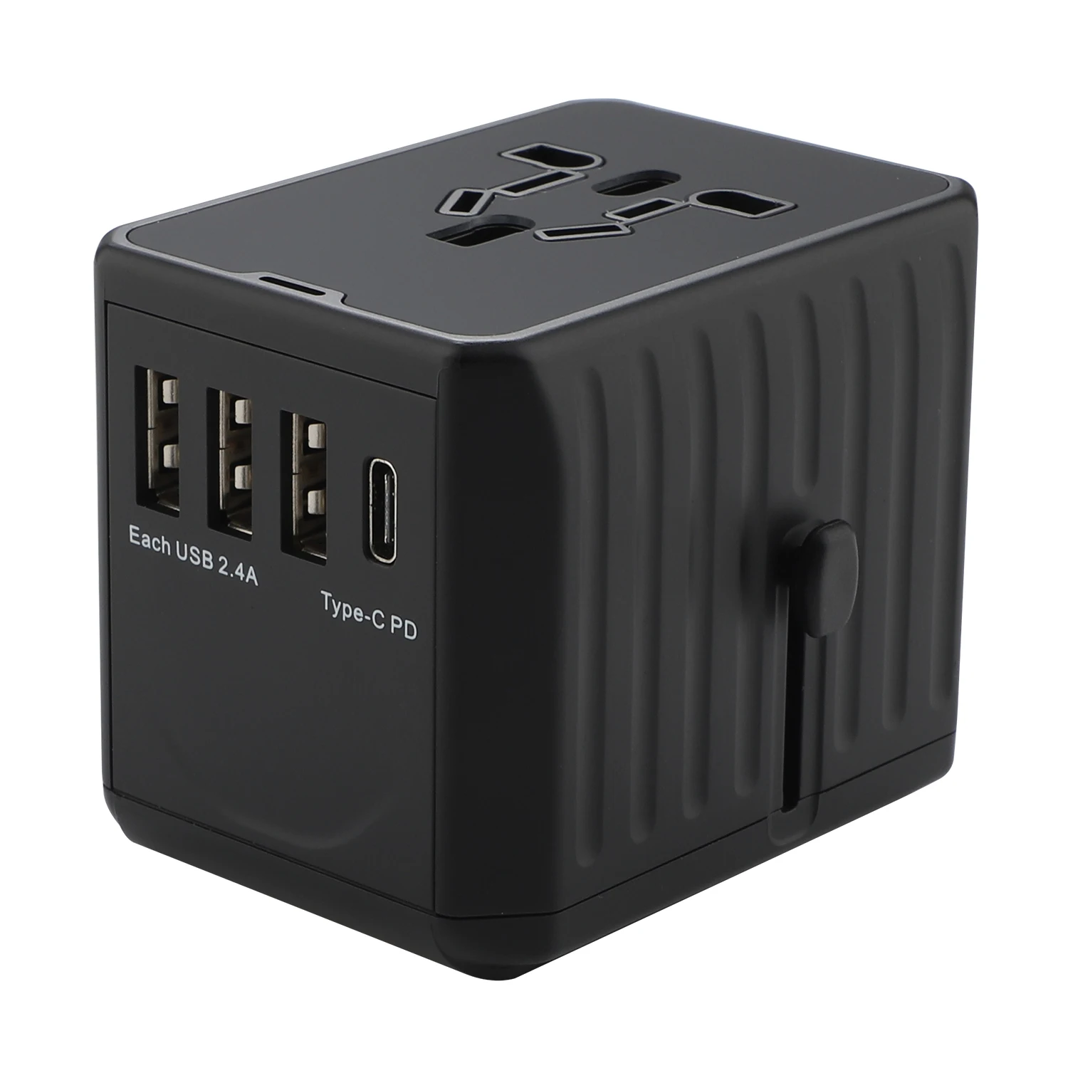 Universal Travel Adapter Type C PD 30 W Plug All in One Travel Adapter Universal World Wide Travel Charger Adapter Plug