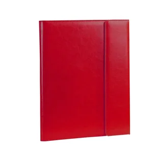 Luxury Portfolio Factory Price Hot Sale Pu Leather File Triple Folder 2026 Portfolio for Mens A4 Business Document Organizer