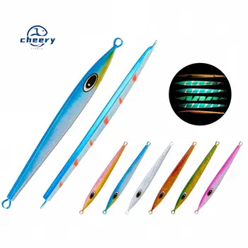 Cheery Glow-in-the-Dark Lure 130g-400g Artificial Hard Bait Boat Sea Fishing Saltwater Fish Slow-Jigging Triangle Diamond Shaped – Metal Jig – view 2
