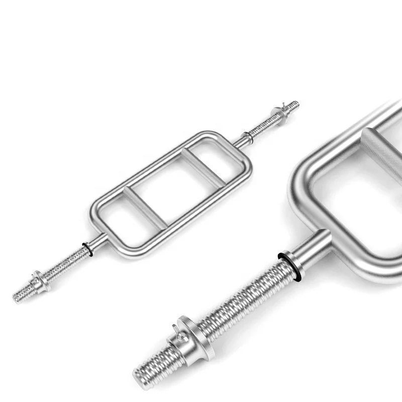 Square Shaped Competition Exercise Fitness GYM Equipment Short Price Chromed Strength Power Training Weightlifting Barbell Bar