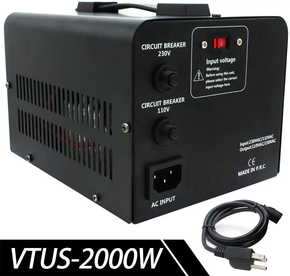 2000W电压转换器220V至110V至220V升压/降压转换器电压互感器| Alibaba.com