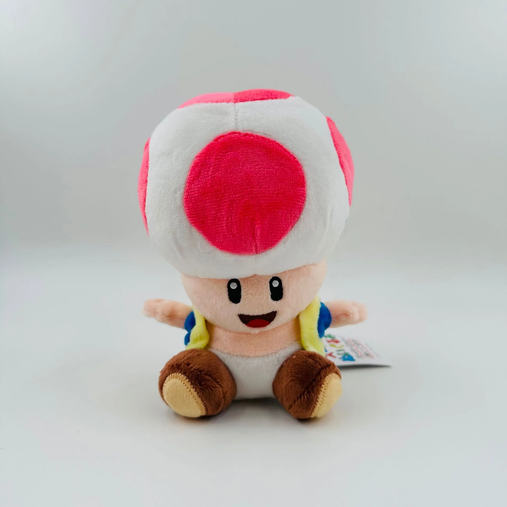 Mario Cartoon 17cm Mushroom Cute Classical Game Red Blue Yellow Toad ...