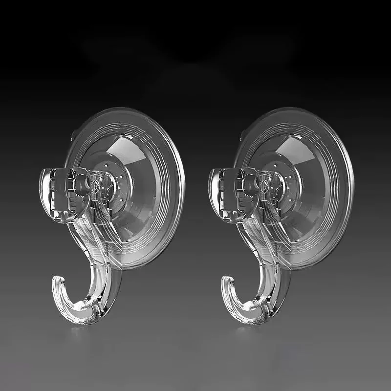Mobile Nail Free Suction Suction Cup Hook Adhesive Transparent Seamless Hooks for Live Room and Bedroom