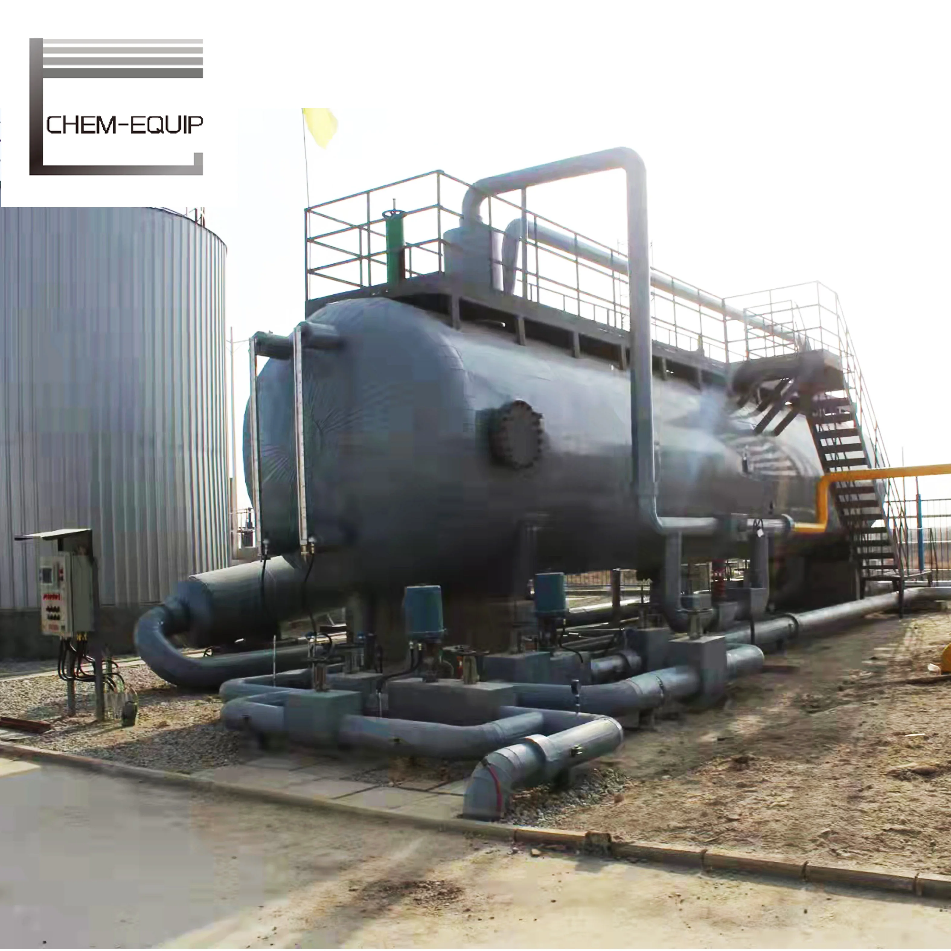 2021 New Design Well Testing Three Phase Gas Oil Separator for Egsb