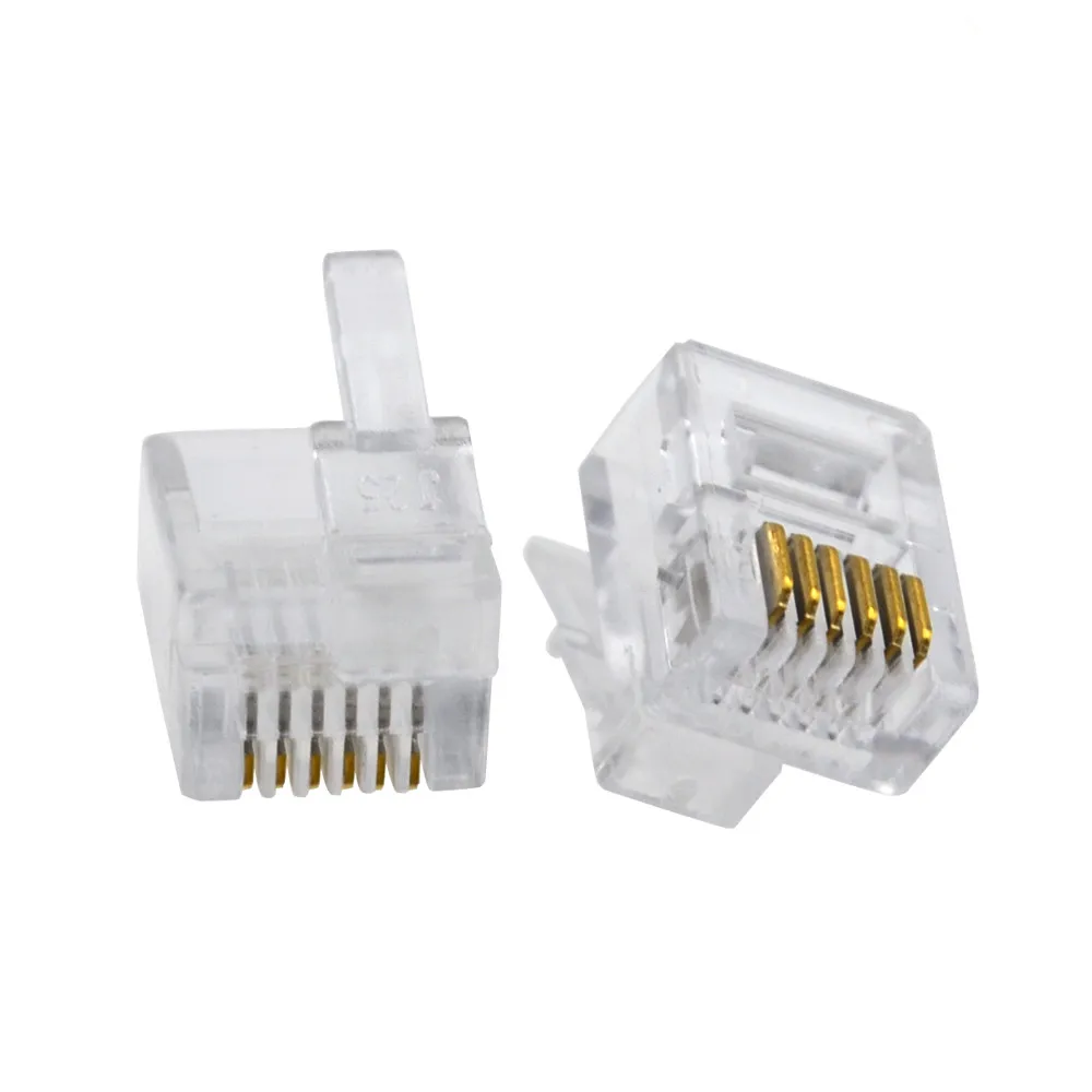 Alibaba.com: Male 6P6C Connector RJ12 Right Side Latch: Durable ...