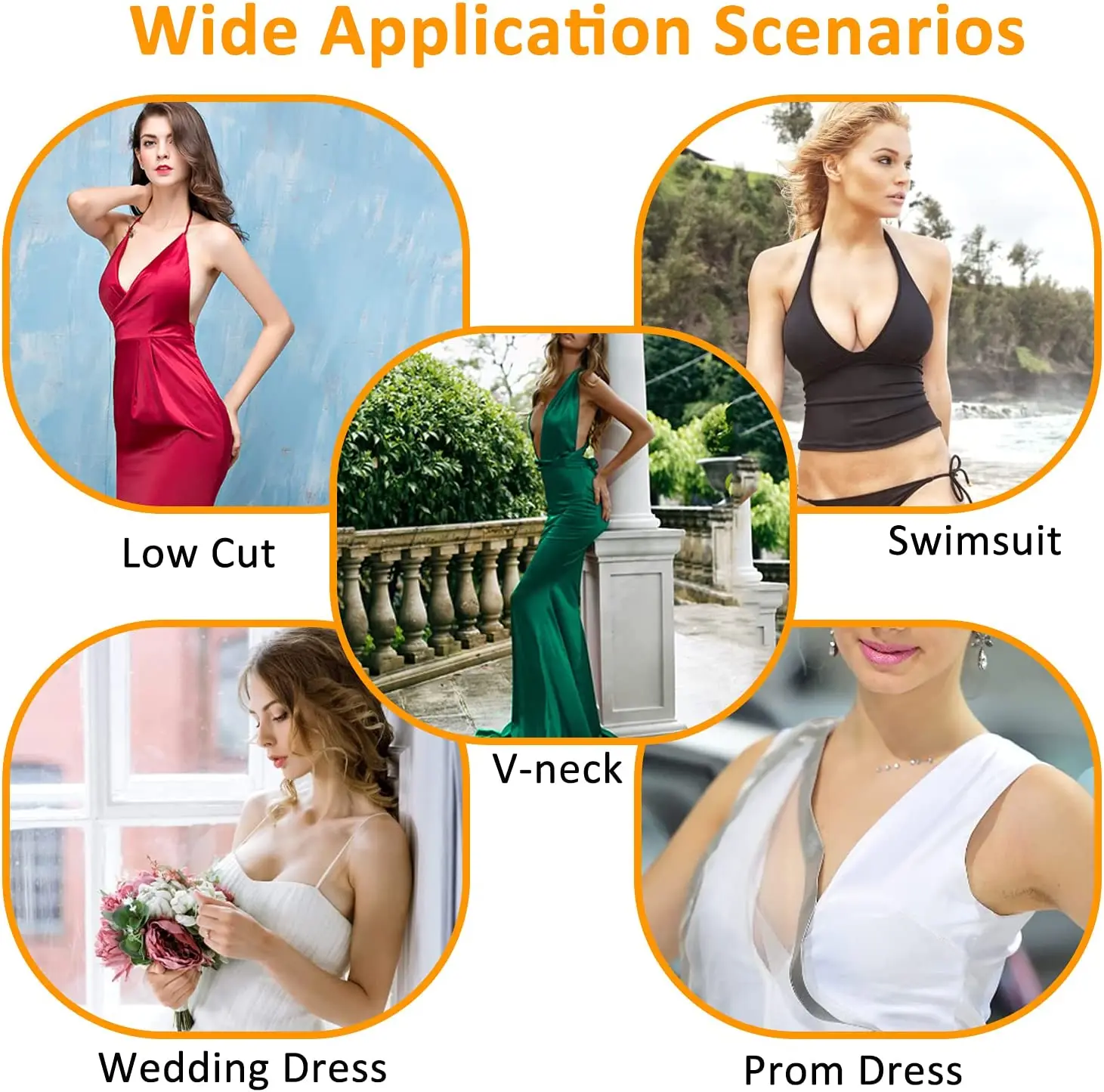 body tape for low cut dress How to Use Boob Tape With a Backless Dress Step by Step Nueboo