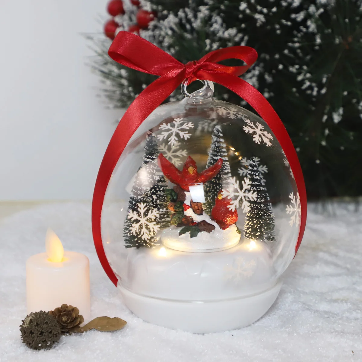 painted led glass christmas decoration cheap christmas ornaments glass balls christmas party decorations