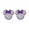Mouse head bead Lilac SA323