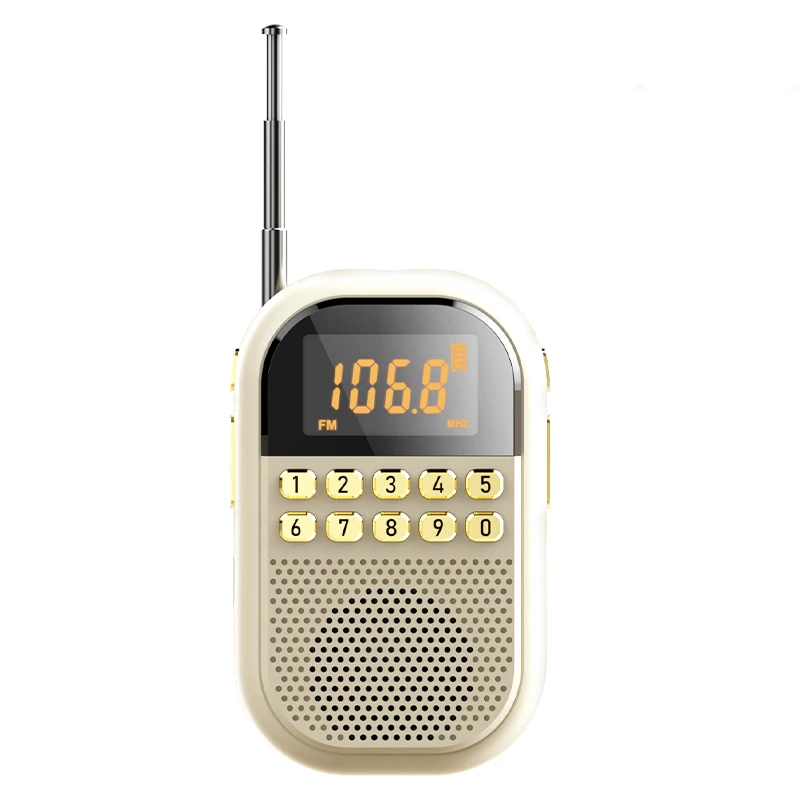 High Quality Smart design pocket size AM/FM Analog Tuning Digital Built-in Stereo Wireless Speaker Radio