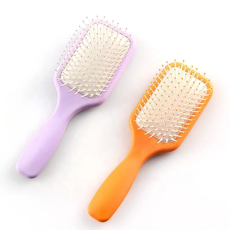 Professional anti-static cushion paddle rubber airbag hair brush hair scalp massage comb hairbrush f