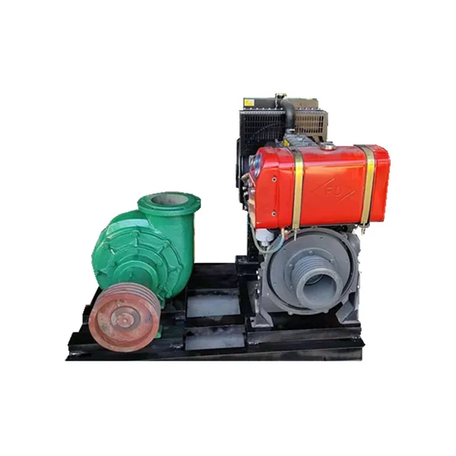 8 Inch 75HP diesel-powered sand pump with a maximum capacity of 450 m3