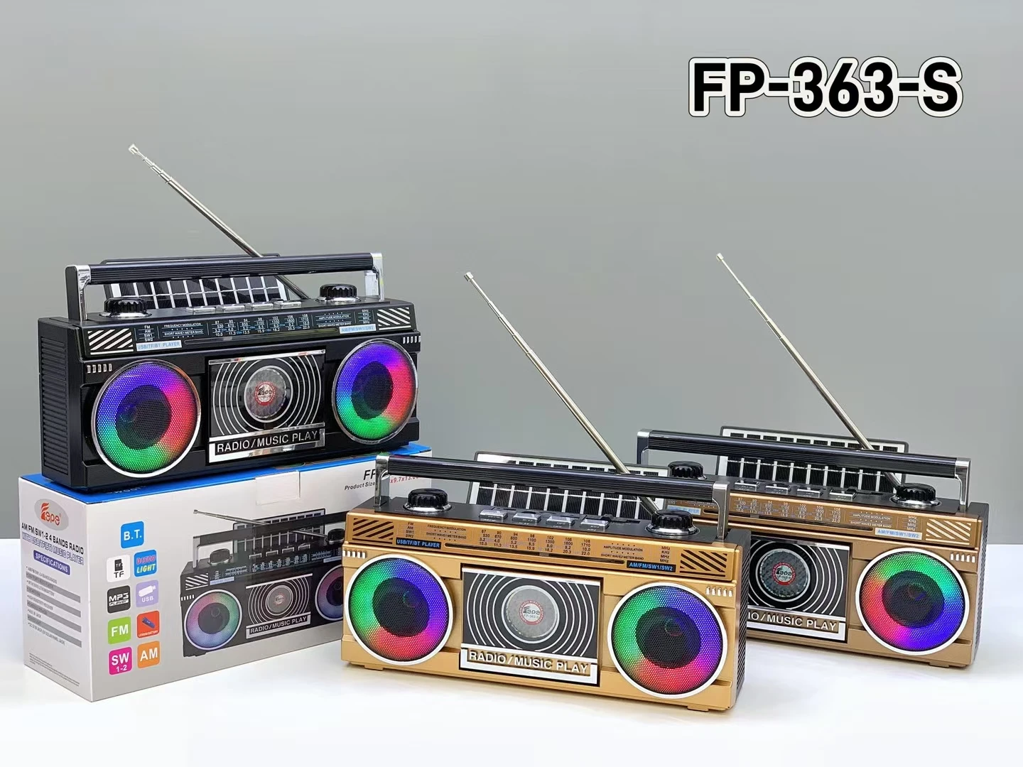 Mini Speaker - Portable Retro Wireless Bluetooth Speaker