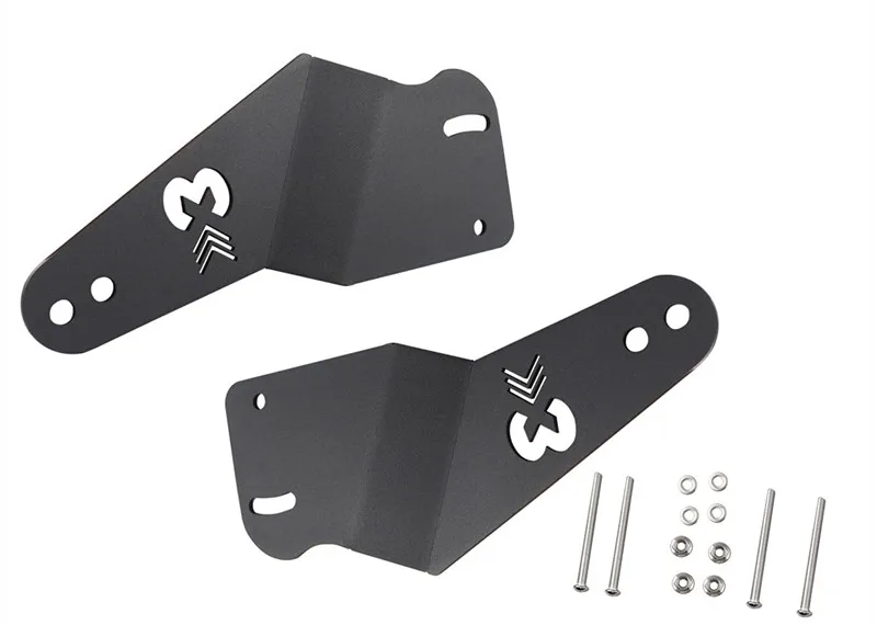 Atv Accessories 50" Curved/straight Upper Front Windshield Led Roof