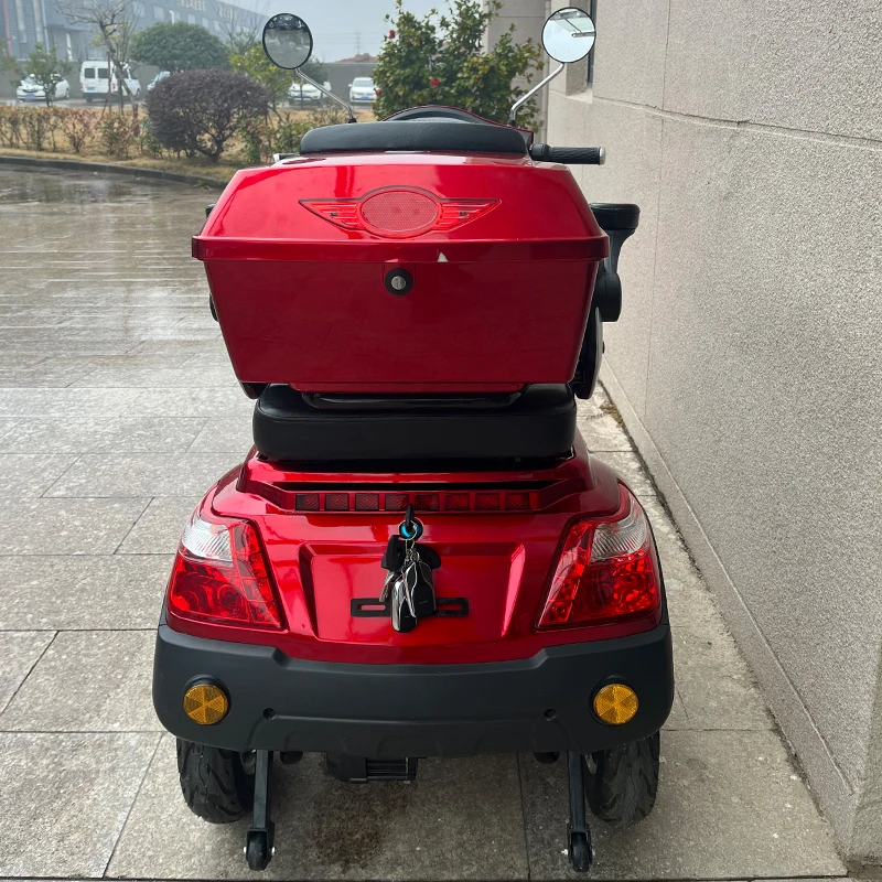 EEC/COC Certificate Max Speed 25km/h Four Wheels Electric Mobility Scooter for Elderly 1000W 60V20AH Lead Acid Battery