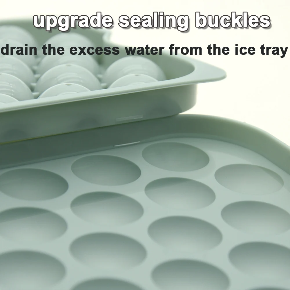 Bpa Free Sphere Ice Mold Tray Flexible Whiskey Ice Ball Maker Round Ice