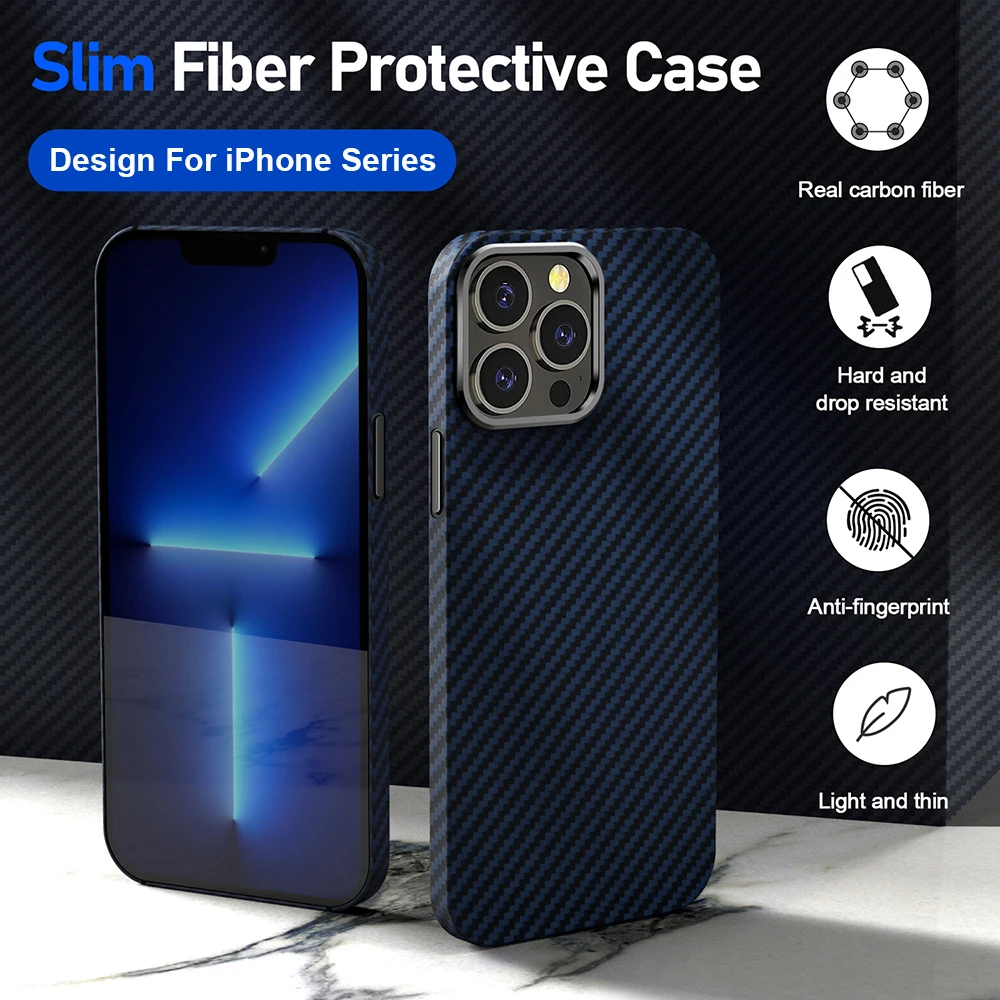 Laudtec Real Carbon Fiber Case For Iphone 14 Pro Max Mobile Phone Case ...