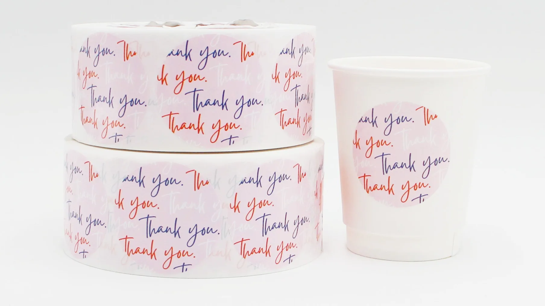 2 Inch Round Stickers Customized Logo Printing Labels Waterproof Round